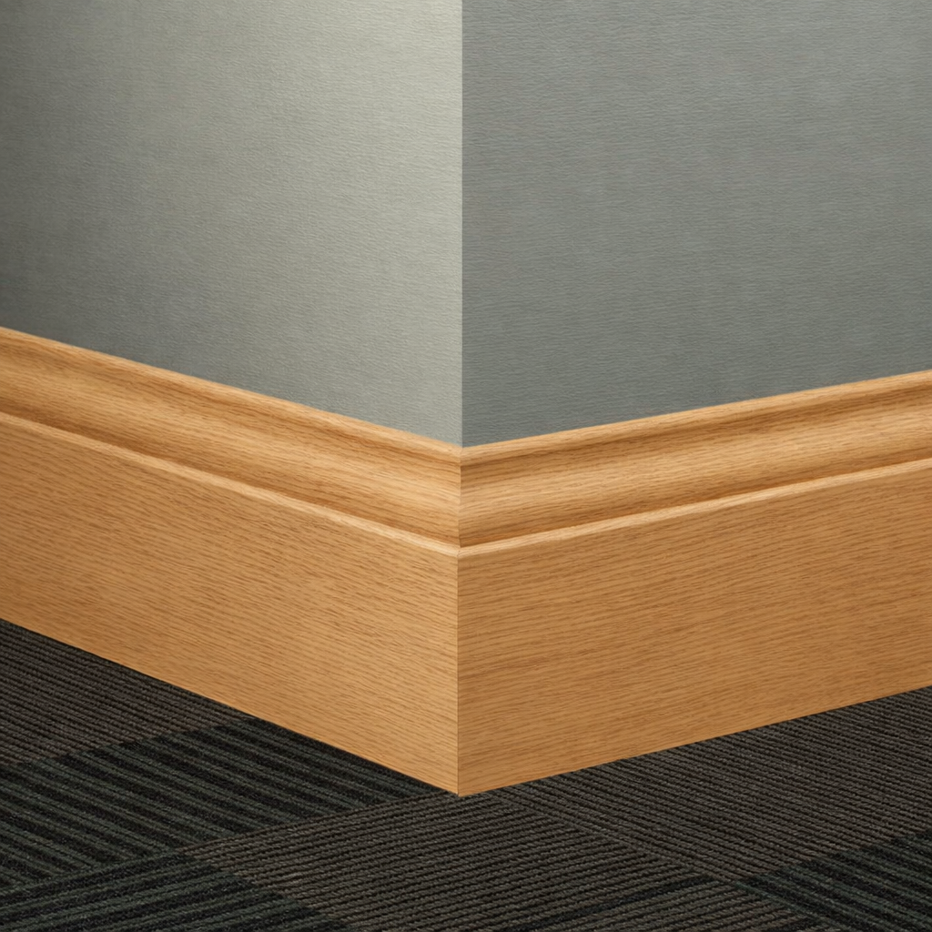 Tarkett / Johnsonite Masquerade Classic MS6 Midline Beech 5 1/4" x 8' by 3/8" Straight (Toeless) (48 LF/Box)