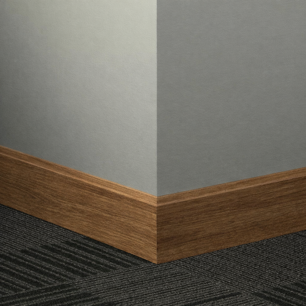 Tarkett / Johnsonite Masquerade Oblique ME4 Seasoned Oak Falcon 3" x 8' Pieces by 3/8" Straight (Toeless)