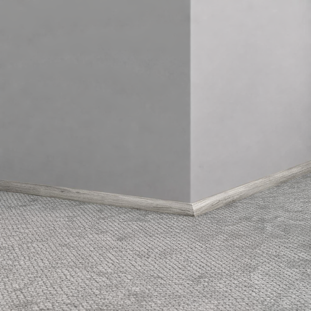 Tarkett / Johnsonite Masquerade Quarter Round A MF6 Native Pine Blanched Grey 1/2" x 8' Pieces by 1/2" Straight (Toeless)