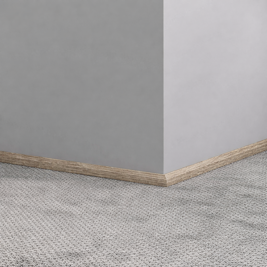 Tarkett / Johnsonite Masquerade Quarter Round A ME3 Seasoned Oak Scout 1/2" x 8' Pieces by 1/2" Straight (Toeless)