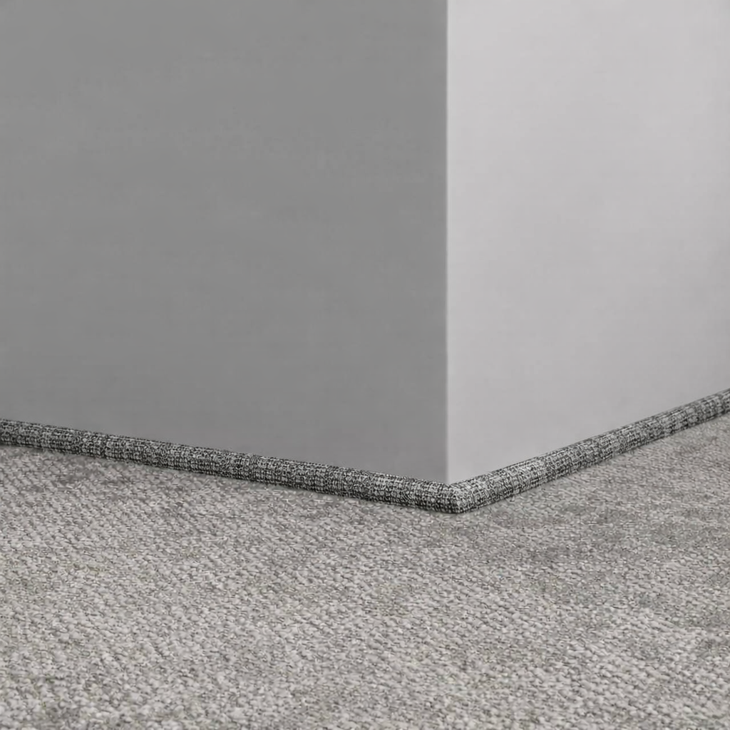 Tarkett / Johnsonite Masquerade Quarter Round A MN3 Texmode Charcoal 1/2" x 8' Pieces by 1/2" Straight (Toeless)