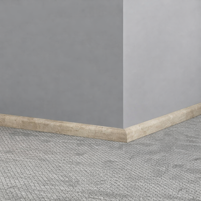 Tarkett / Johnsonite Masquerade Quarter Round D MK6 Concrete Fallow 3/4" x 8' by 3/4" (80 LF/Box)