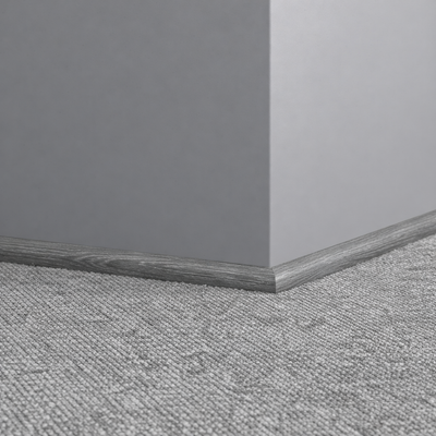 Tarkett / Johnsonite Masquerade Quarter Round D ME5 Seasoned Oak Peppercorn 3/4" x 8' by 3/4" (80 LF/Box)