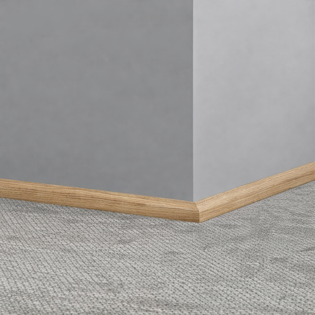 Tarkett / Johnsonite Masquerade Quarter Round D ME3 Seasoned Oak Scout 3/4" x 8' Pieces by 3/4" Straight (Toeless)