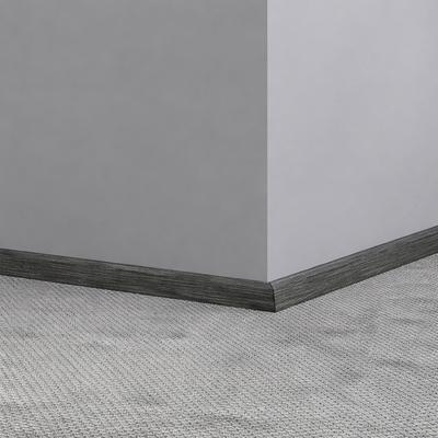 Tarkett / Johnsonite Masquerade Quarter Round D MM2 Texgrain Charcoal 3/4" x 8' by 3/4" (80 LF/Box)