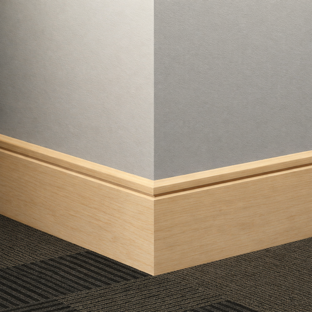 Tarkett / Johnsonite Masquerade Reveal MS5 Light Balsa 4 1/4" x 8' Pieces by 1/4" Straight (Toeless)