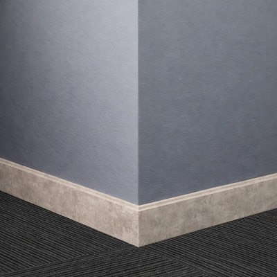 Tarkett / Johnsonite Masquerade Shoe Moulding MK6 Concrete Fallow 1 1/2" x 8' by 1/4" Straight (Toeless) (80 LF/Box)