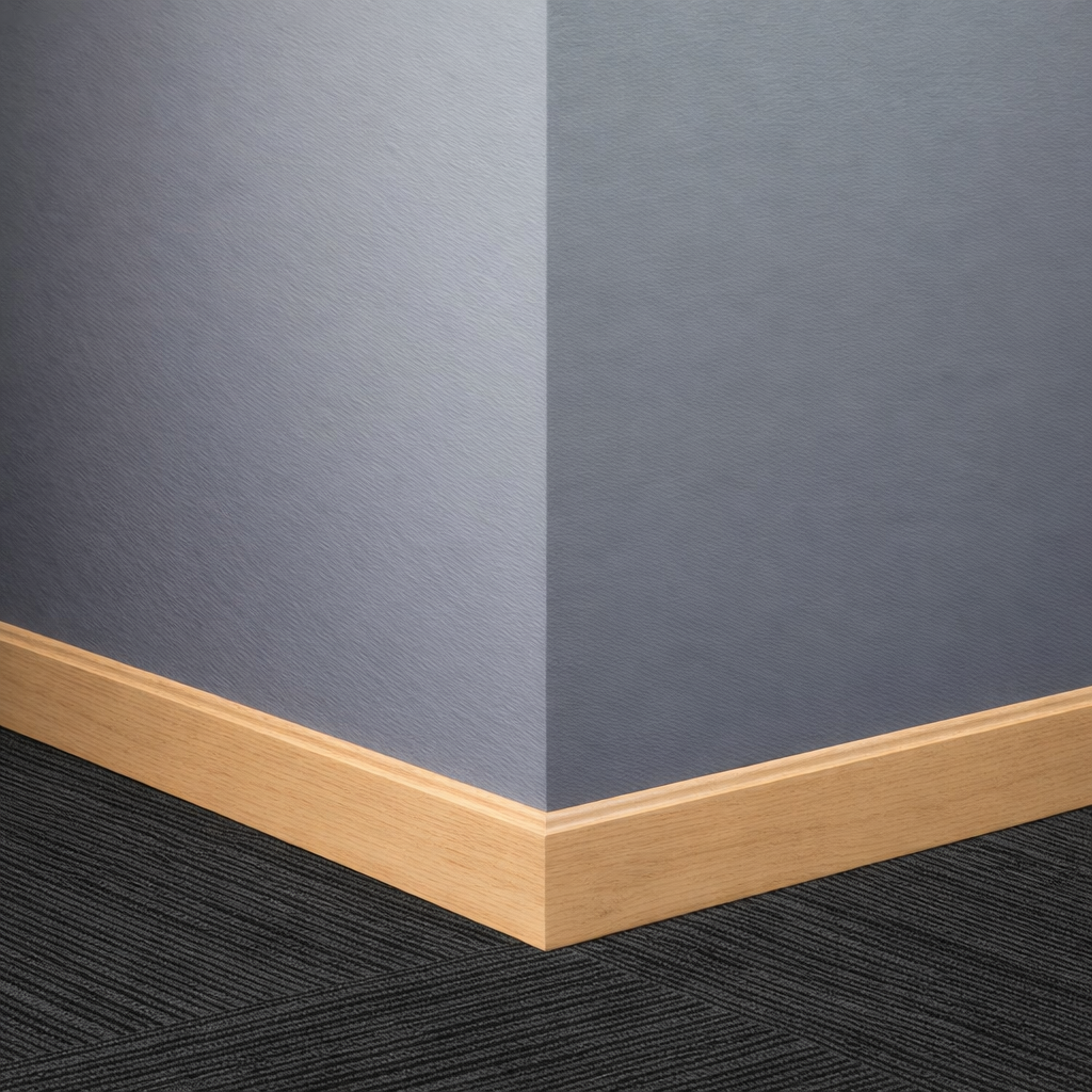 Tarkett / Johnsonite Masquerade Shoe Moulding
 MS5 Light Balsa 1 1/2" x 8' Pieces by 1/4" Straight (Toeless)