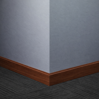 Tarkett / Johnsonite Masquerade Shoe Moulding MS8 Red Mission 1 1/2" x 8' by 1/4" Straight (Toeless) (80 LF/Box)