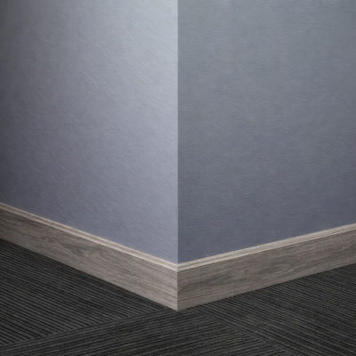 Tarkett / Johnsonite Masquerade Shoe Moulding ME5 Seasoned Oak Peppercorn 1 1/2" x 8' by 1/4" Straight (Toeless) (80 LF/Box)