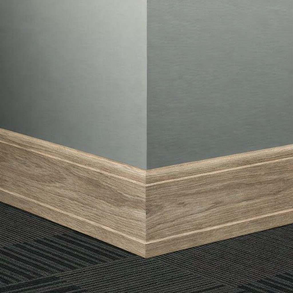 Tarkett / Johnsonite Masquerade Silhouette ME3 Seasoned Oak Scout 4" x 8' Pieces by 1/2" Straight (Toeless)