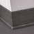 4" x 4' x 1/8" / MM2 Texgrain Charcoal / Cove (With Toe)