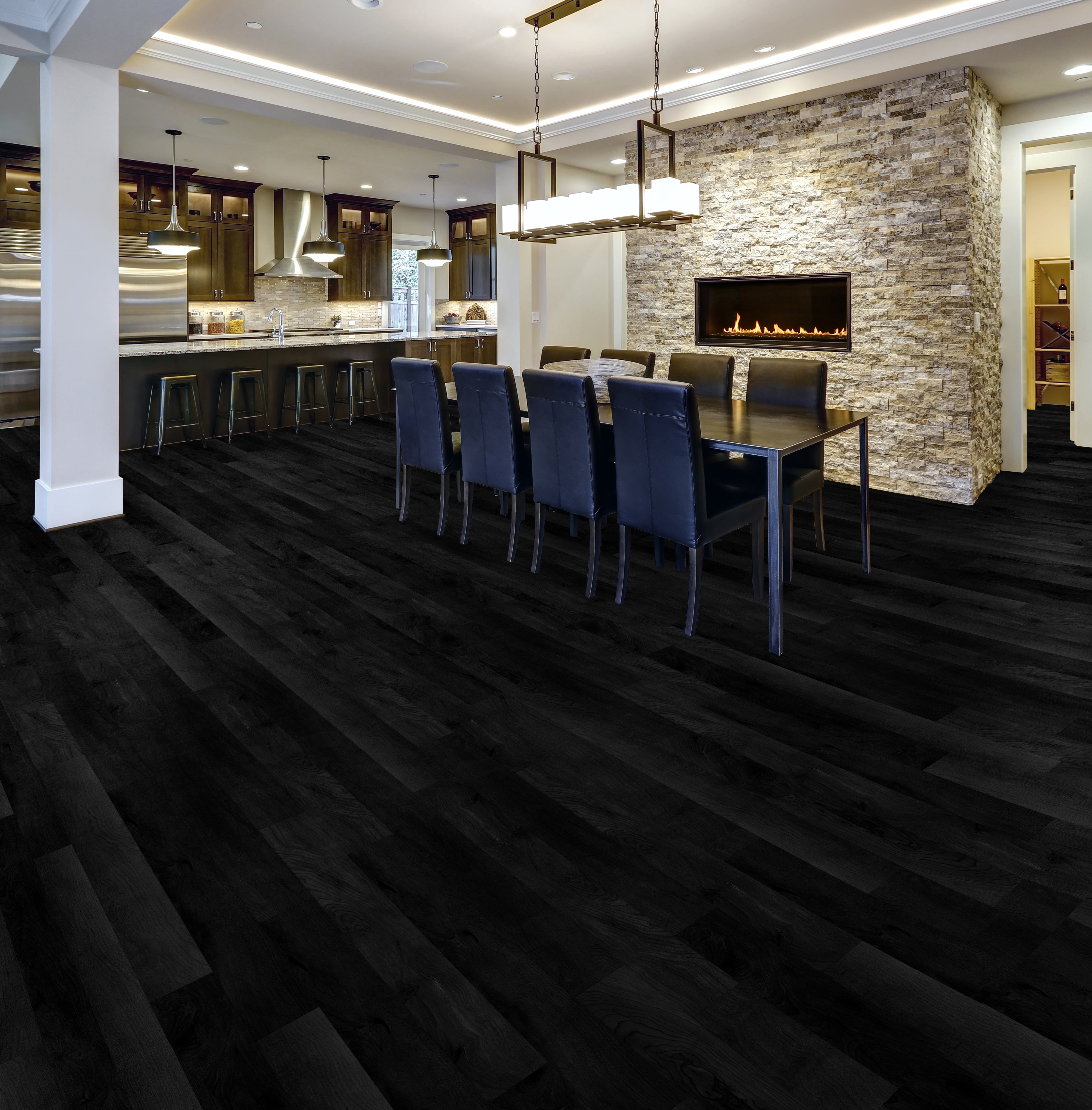 Stanton Natural Beauty 4 Urbane Ebony 26140 4" X 48"  (25.84 Sq. Ft/Box)