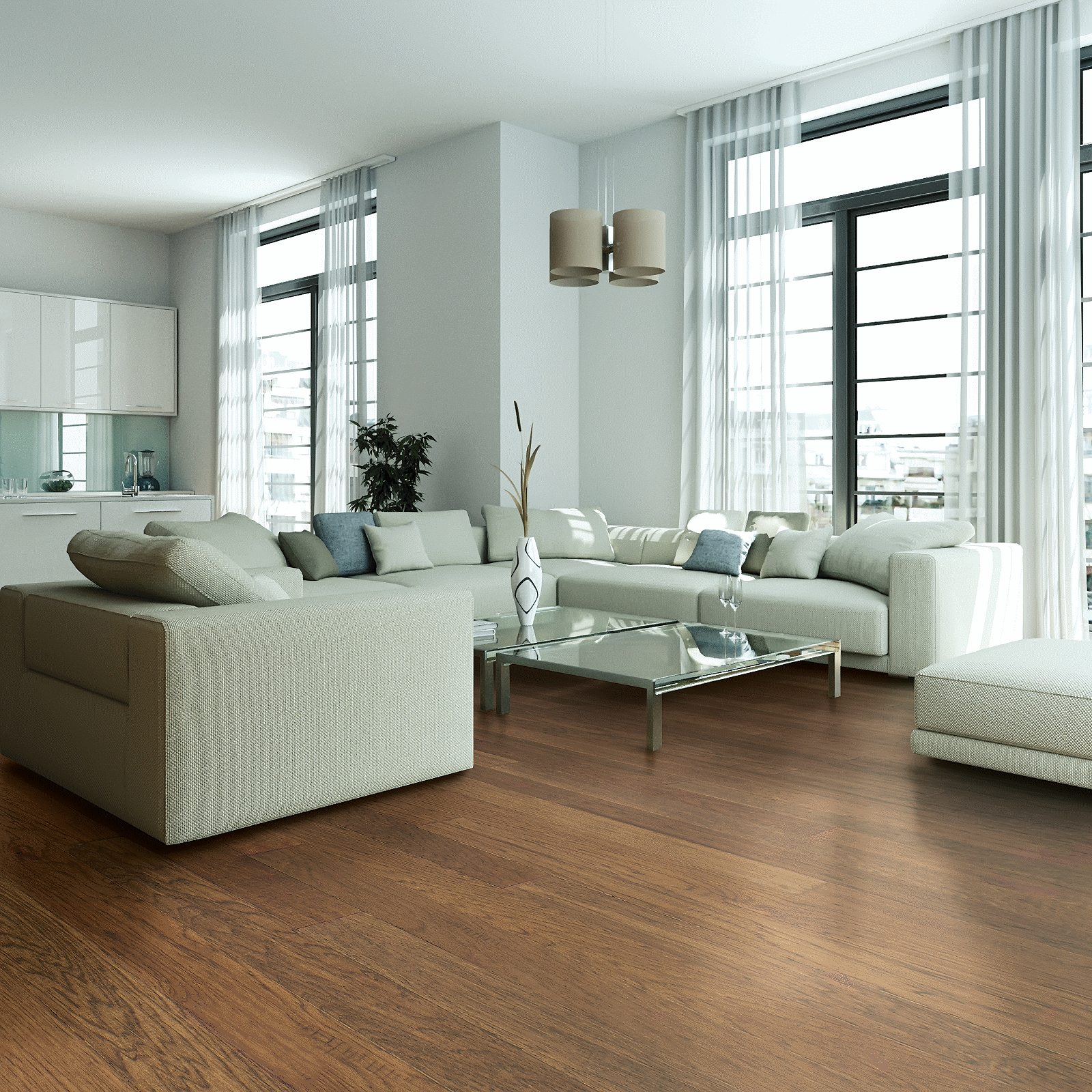 Mohawk TecWood Essentials Indian Peak WEK01-53 Saloon Hickory Engineered Hardwood 5" x Random Lengths (29.53 SF/Box)