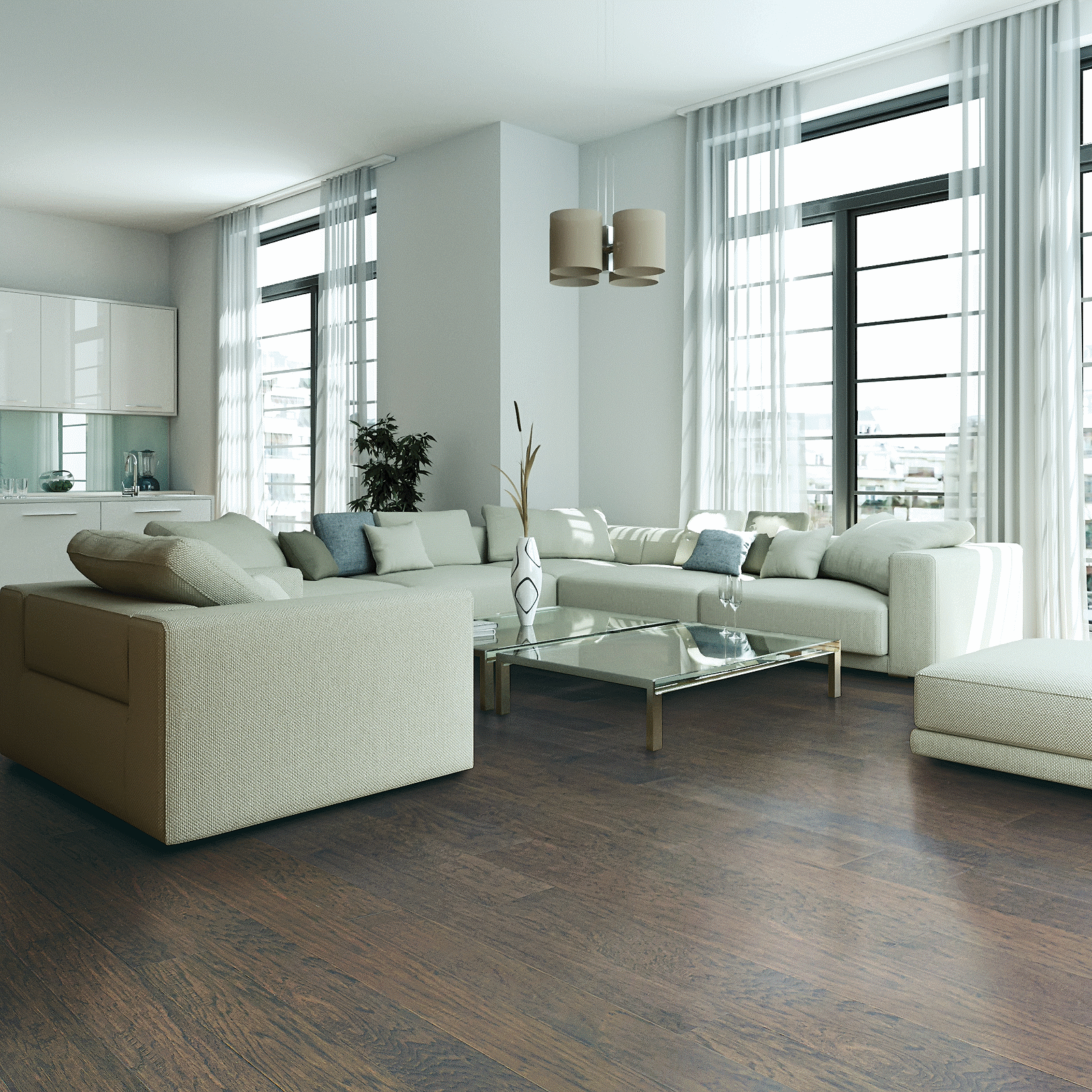 Mohawk TecWood Essentials Indian Peak WEK01-54 Moonshine Hickory Engineered Hardwood 5" x Random Lengths (29.53 SF/Box)