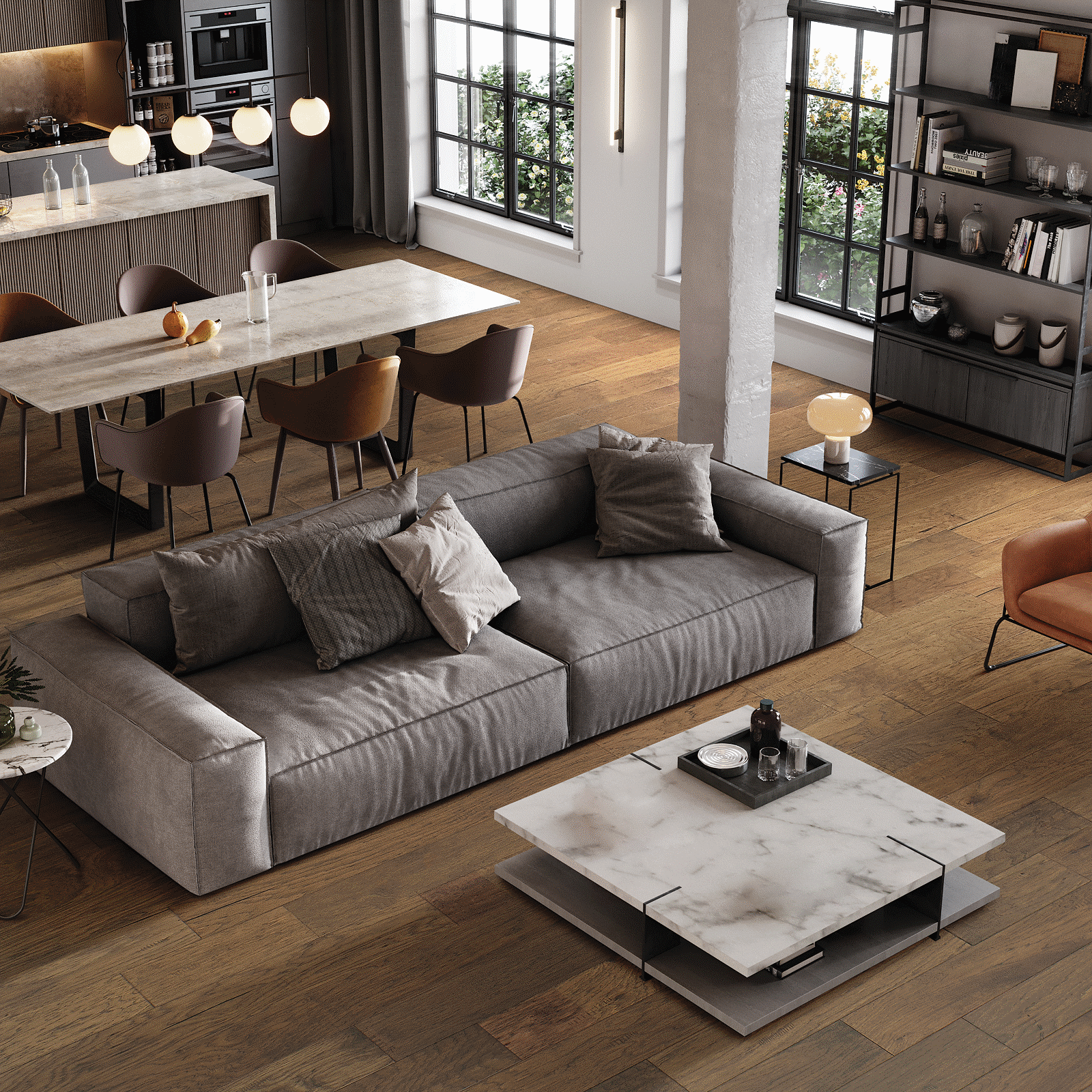Mohawk TecWood Essentials North Ranch Hickory WEK03-11 Rich Clay Hickory Engineered Hardwood 6.5" x Random Lengths (25.58 SF/Box)