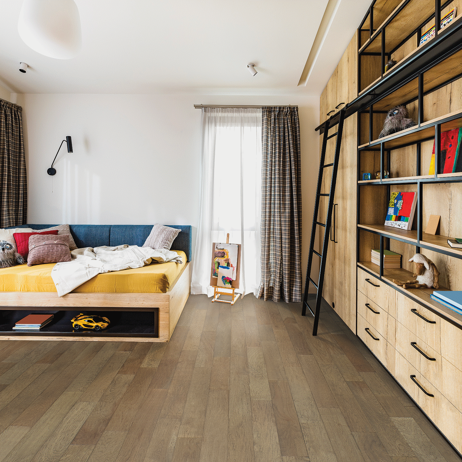 Mohawk TecWood Essentials North Ranch Hickory WEK03-13 Rawhide Hickory Engineered Hardwood 6.5" x Random Lengths (25.58 SF/Box)