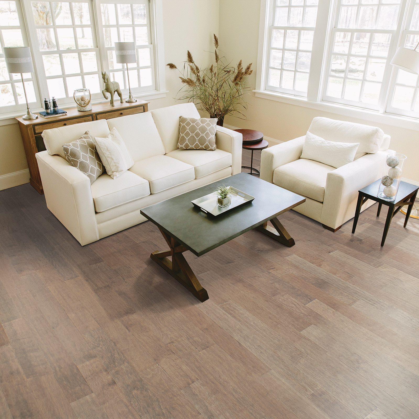 Mohawk TecWood Essentials Urban Reserve WEK10-75 Steel Maple Engineered Hardwood 5" x Random Lengths (26.25 SF/Box)