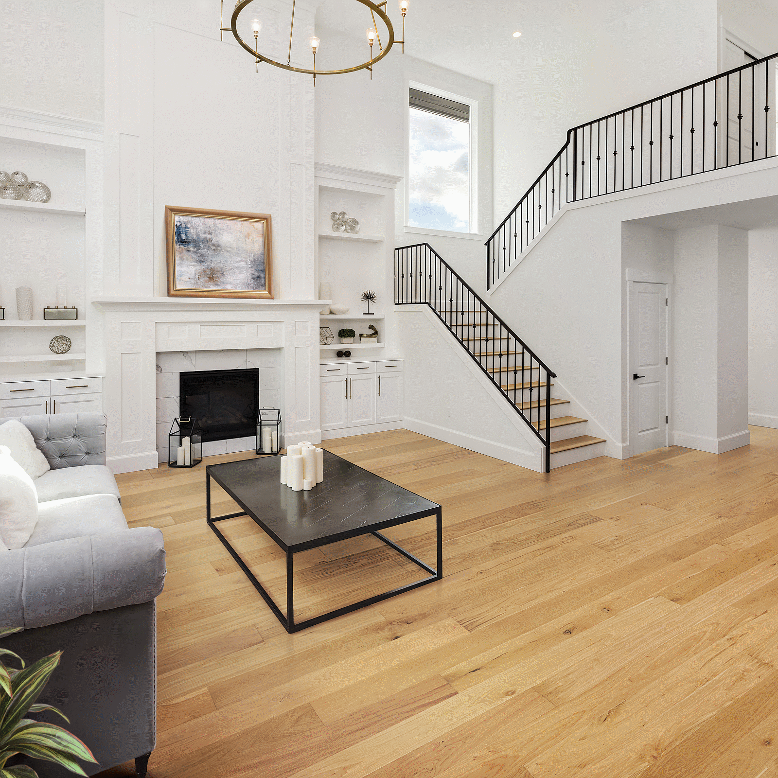 Mohawk TecWood Select Urban Square WEK50-03 Yellow Brick Oak Engineered Hardwood 6.5" X 74.8" (27 SF/Box)