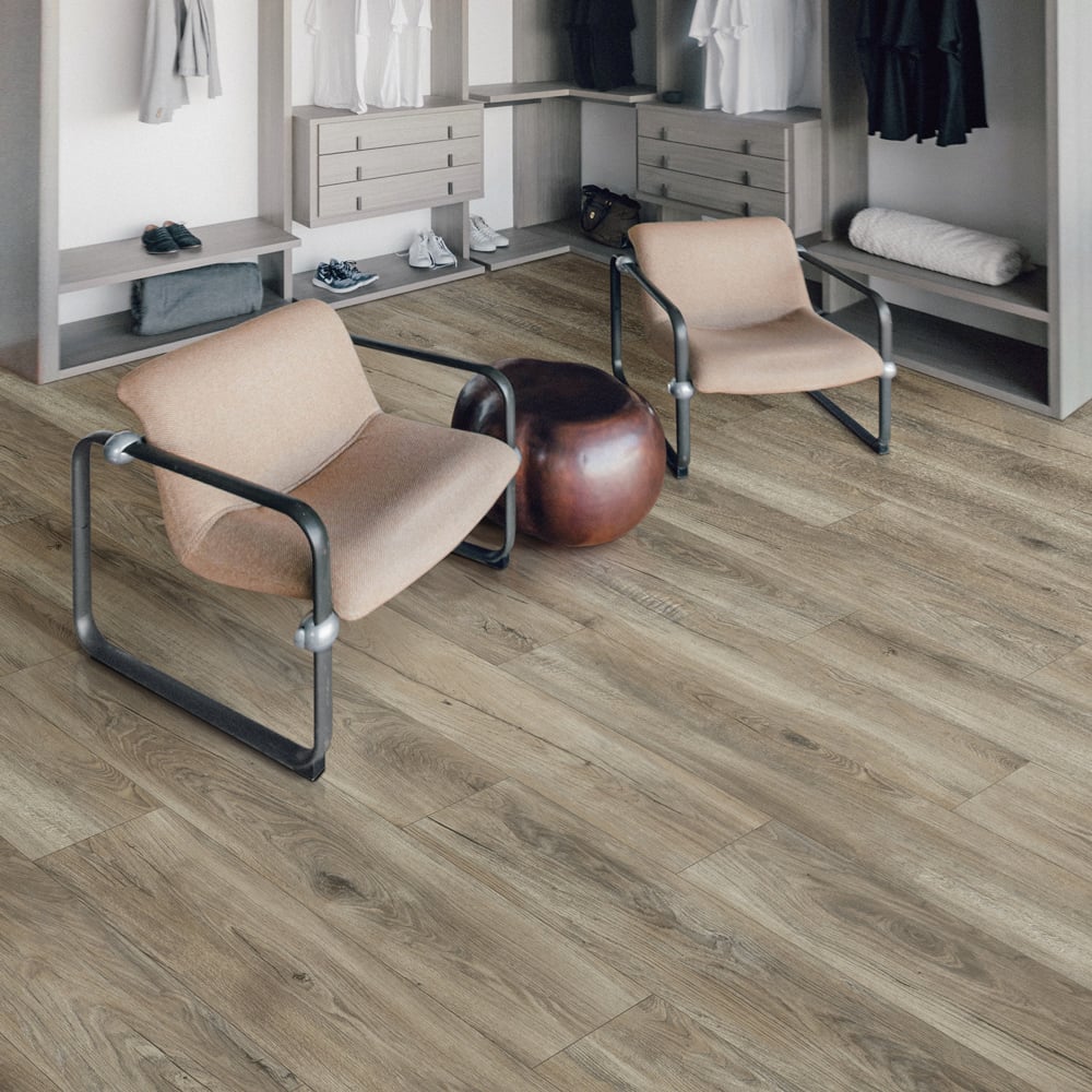 Congoleum Triversa Prime Warm Gray TX180 SPC Luxury Vinyl Plank SmartLock Clic System 9" x 60" (22.64 SF/Box)