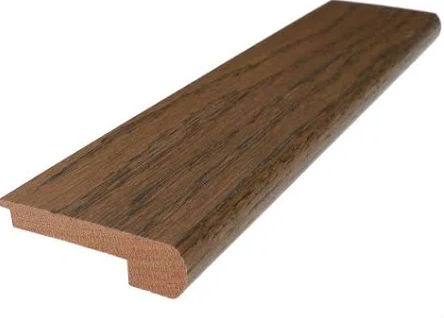Aurora Hardwood Wood Stair Nose 78" pc. Coordinated Color – product image showing size, style, and brand details.