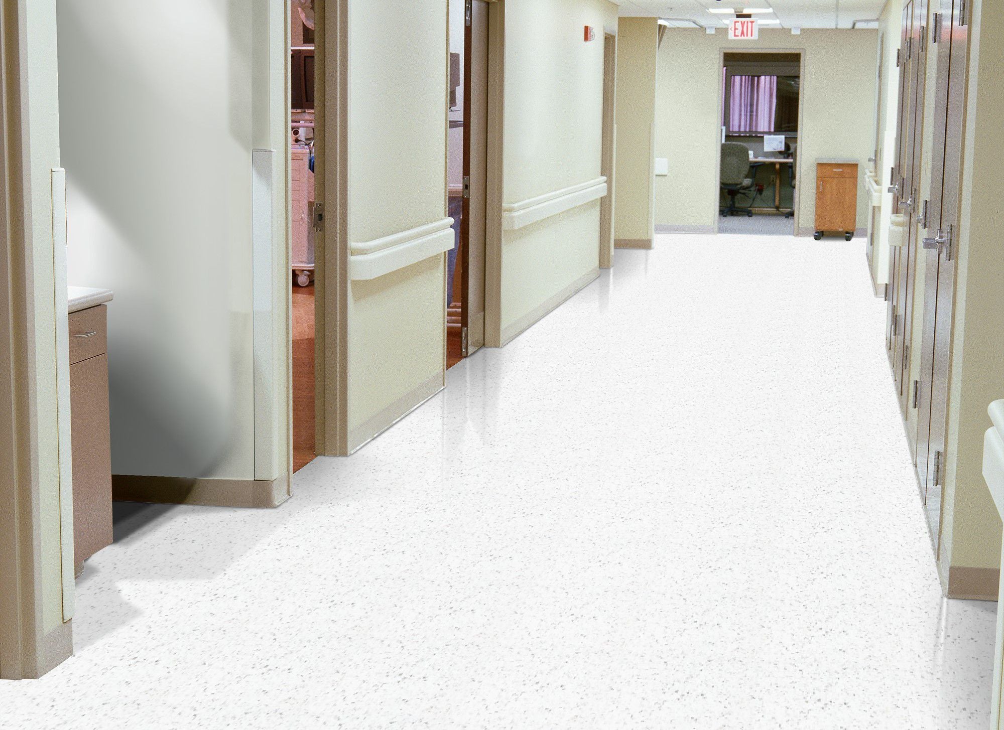 Armstrong Classic White 51911 Standard Excelon Imperial Texture Vinyl Composition Tile VCT 12" x 12" (45 SF/Box)