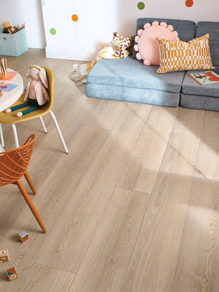 COREtec Flaxen Ash Vinyl Plank Flooring LVP 8.85