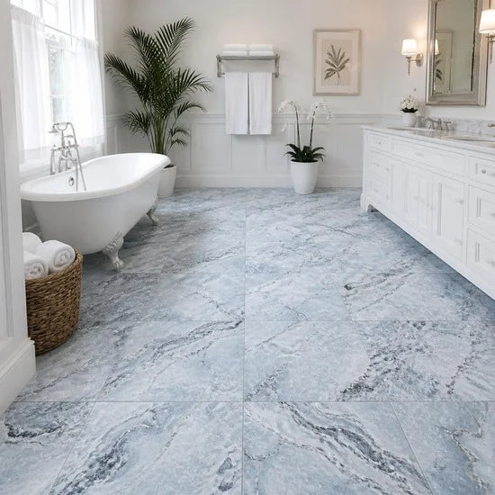 Armstrong Alterna D4015 Fog Lapis 16" x 16" Luxury Vinyl Tile (24.89 SF/Box)