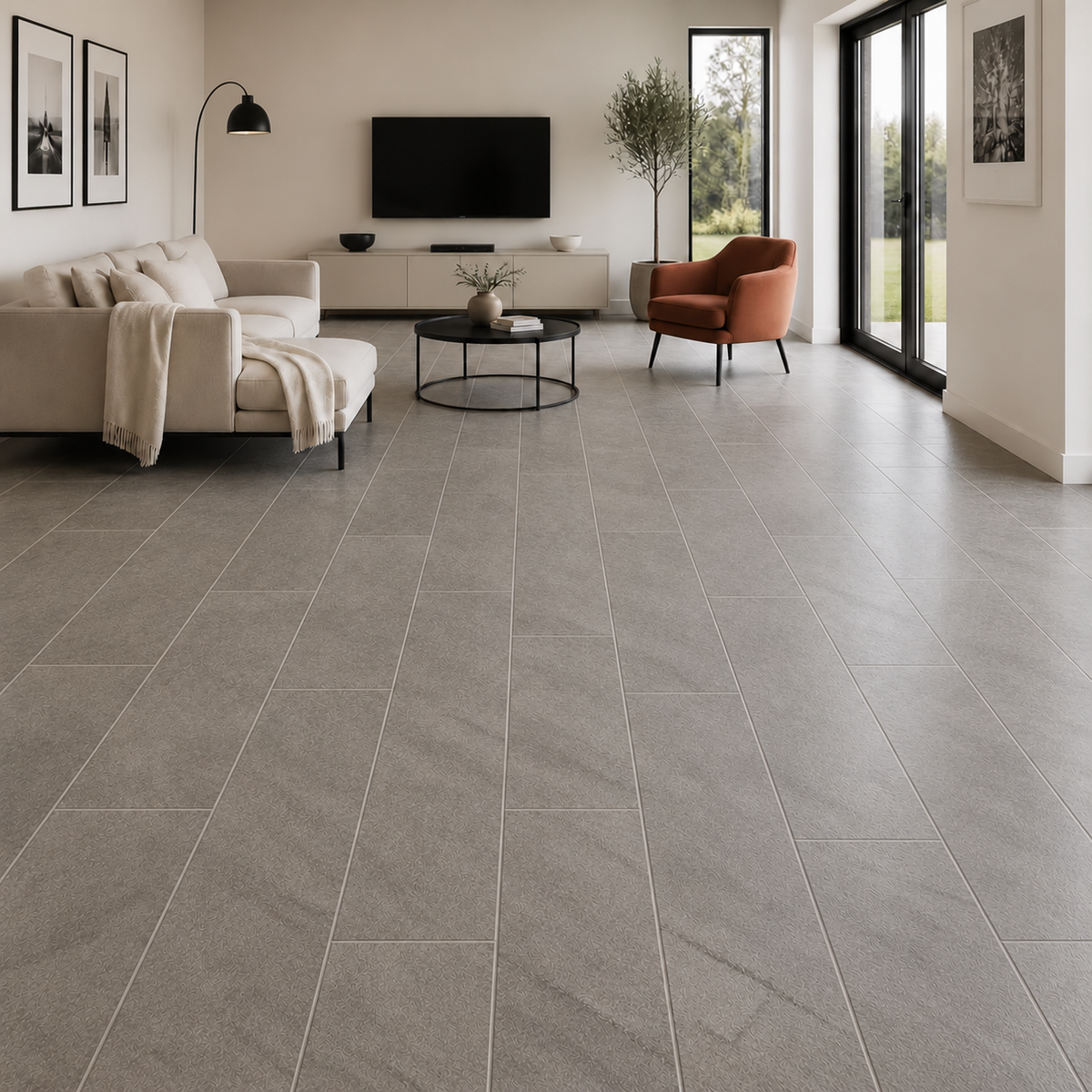 Armstrong Alterna D7113 Light Gray 12" x 24" Luxury Vinyl Tile (24.13 SF/Box)