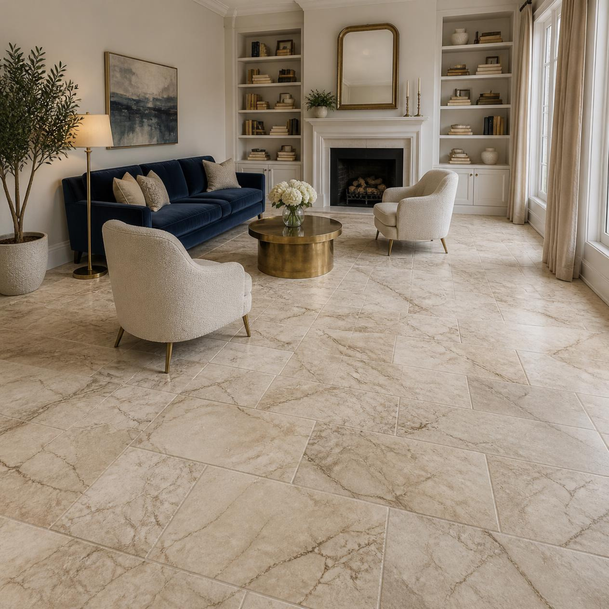 Armstrong Alterna D7154 Morning Dove 12" x 24" Luxury Vinyl Tile (24.13 SF/Box)
