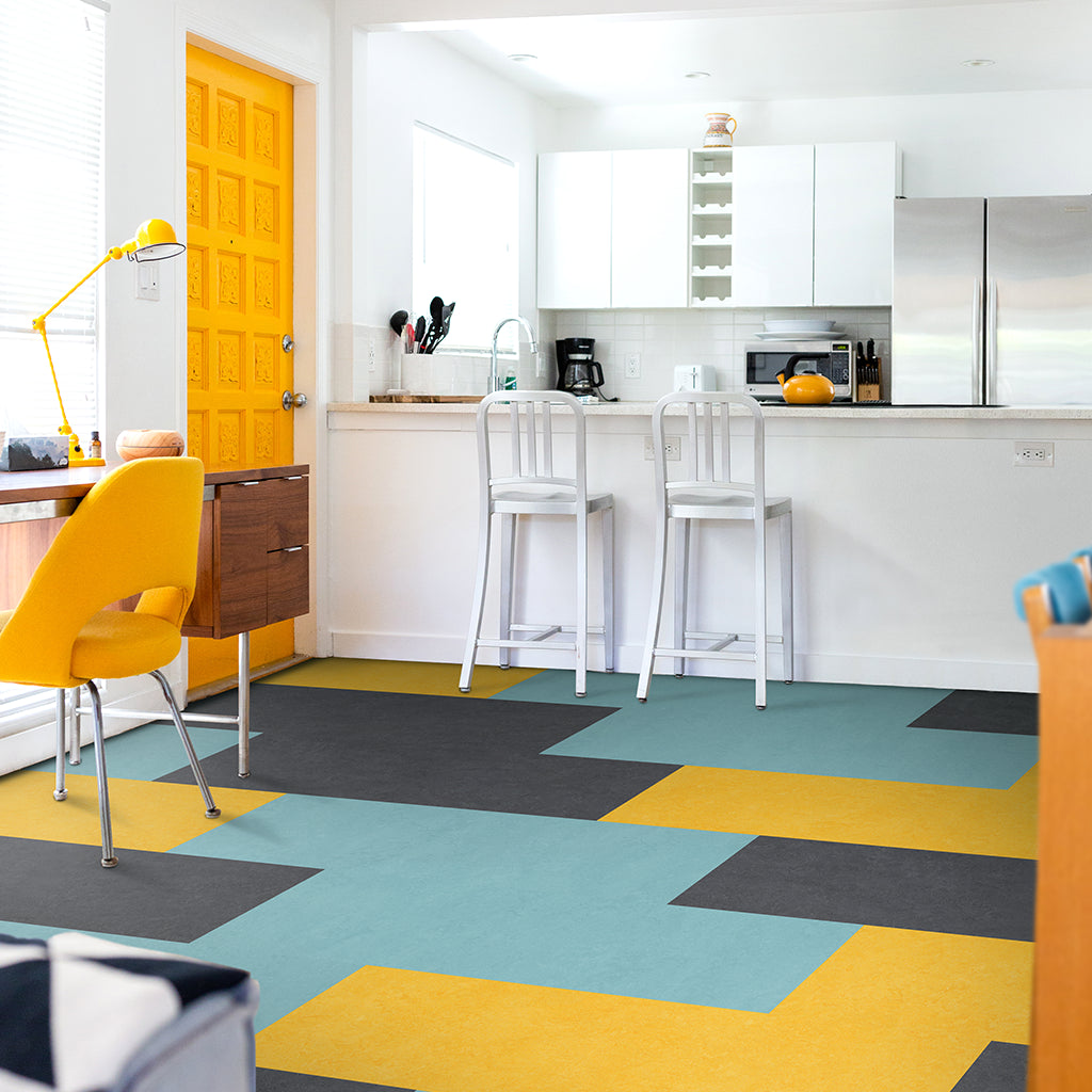 Forbo Edelweiss Linoleum CL333257 Marmoleum Click Cinch LOC Seal 12" x 12"(6.78 SF/Box)
