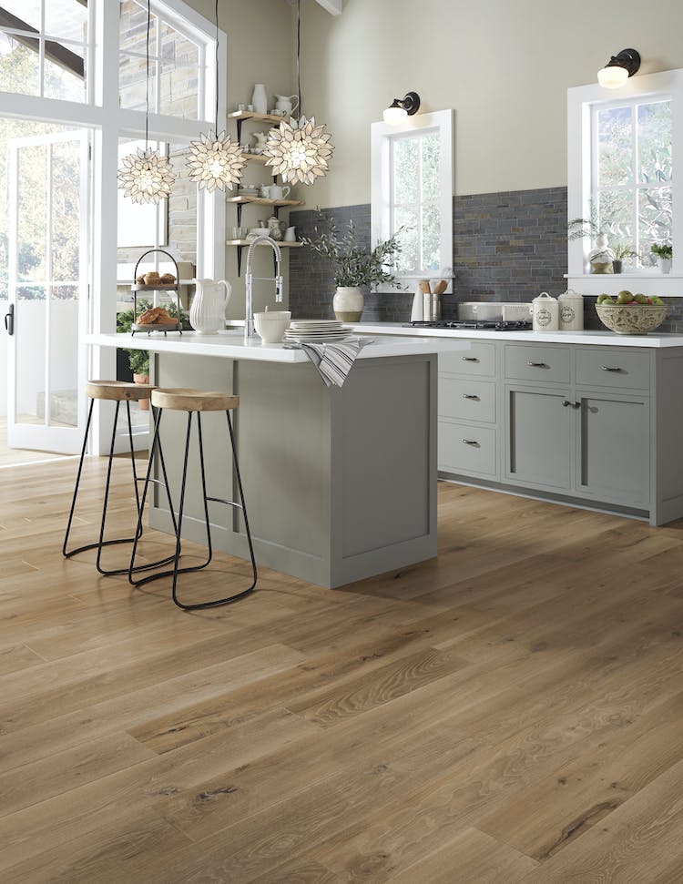 Mannington Hand Crafted Normandy Oak MSN07BRH1-440580 Brioche 7” Wide With Varying Lengths Up to 84” (24.50 SF/Box)