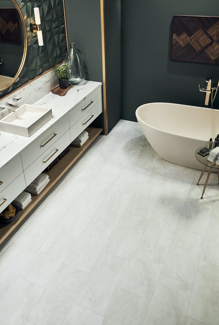 Mannington Adura Rigid Tile Vienna RGR430-552408 Alabaster 12" x 24" (24 SF/Box)