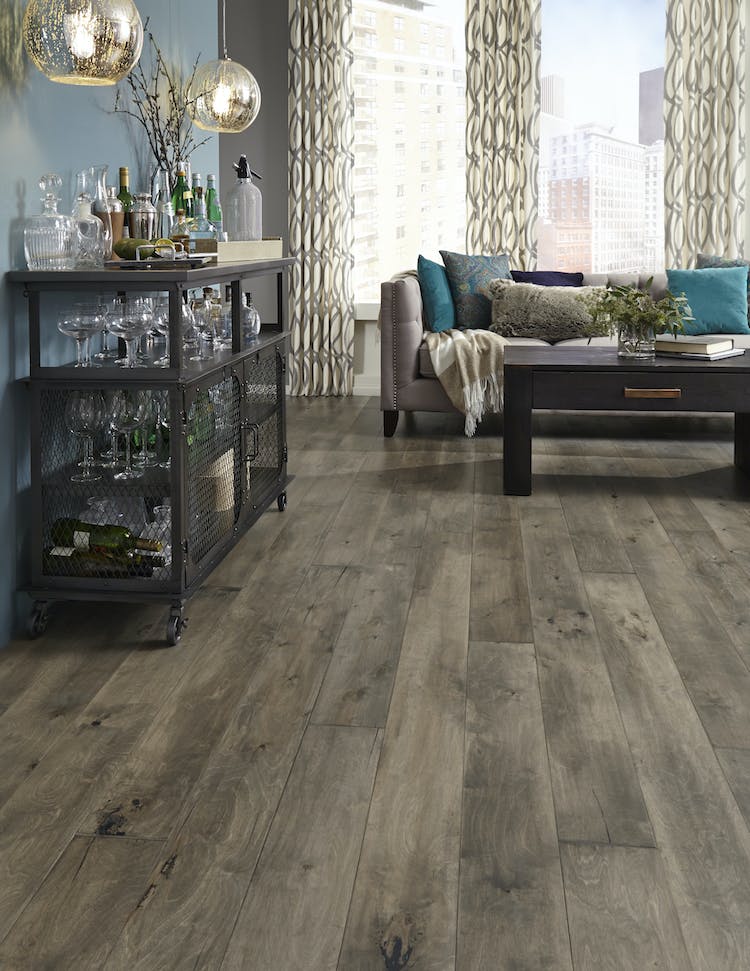 Mannington Hand Crafted Iberian Hazelwood LWB06CT1-347516 Chestnut 6.5” Wide With Varying Lengths Up to 84” (37.13 SF/Box)