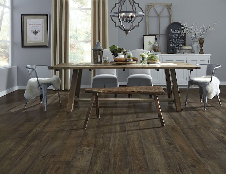 Mannington Hand Crafted Smokehouse Hickory SMKH07EM1-310582 Ember 7” Wide With Varying Lengths Up to 84” (24.50 SF/Box)