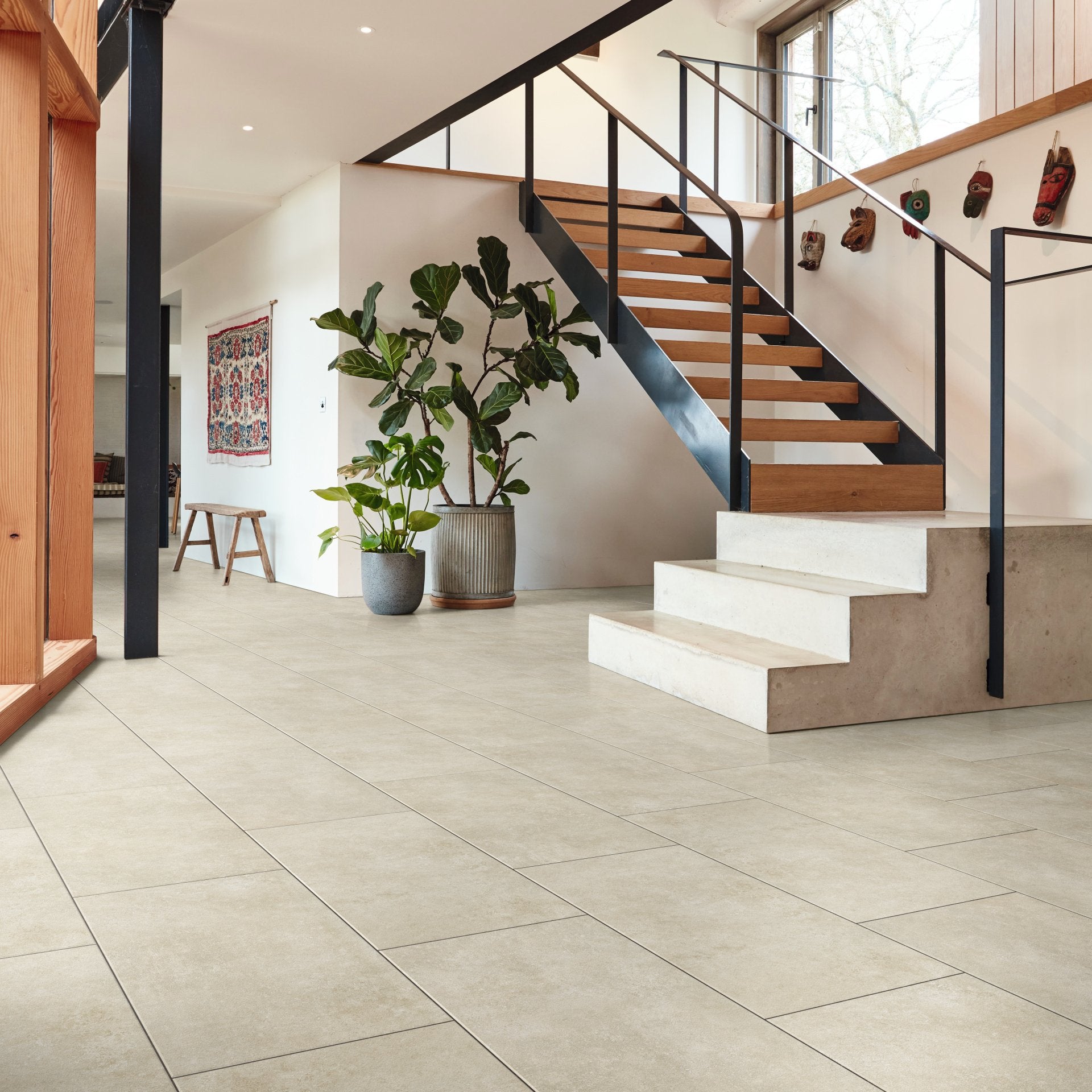 Karndean Art Select LM40 Pavimento Crema Floor Tile 18" x 36"