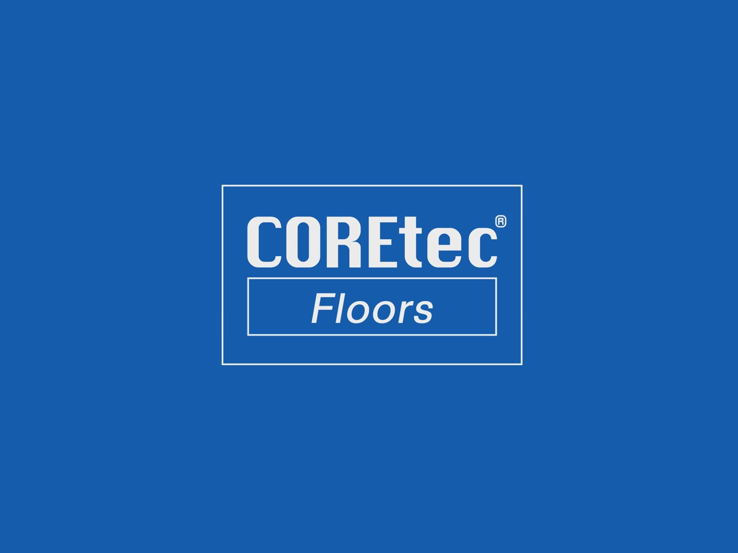 COREtec luxury vinyl plank flooring is shown as a woman exercises and a man relaxes at home. Close-ups highlight quiet steps, warmth underfoot and recycled materials before viewers are invited to order a sample.
