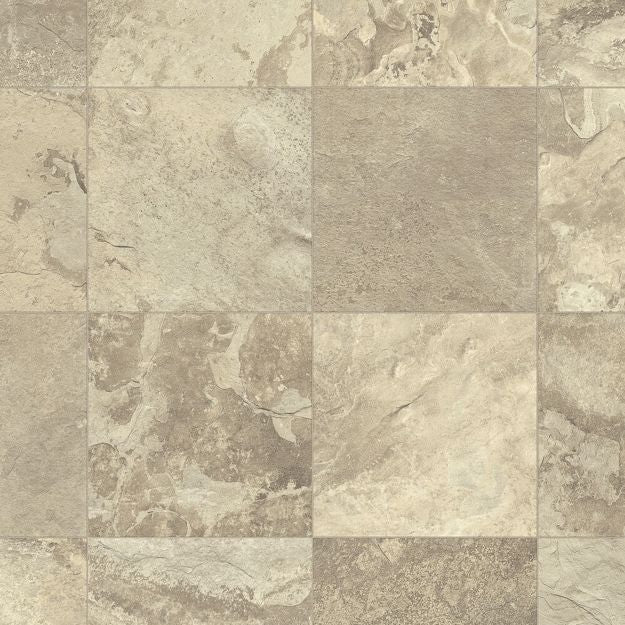 Armstrong FlexStep Pro Evandale Slate G2922 Snow Gold Vinyl Sheet (Partial Piece - Sample)