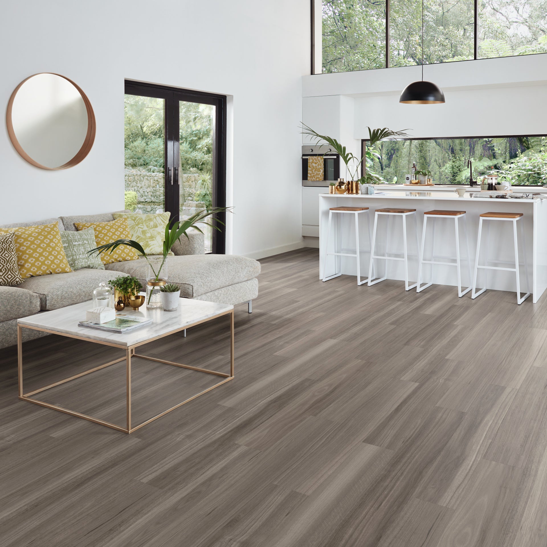 Karndean Knight Tile Glue Down Urban Spotted Gum 6