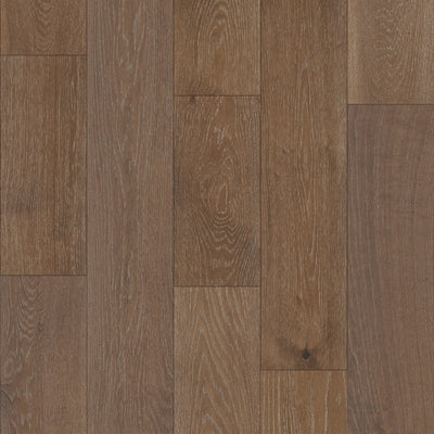 Shaw Castlewood Oak SW485-00986 Trestle 7.48" x Random Lengths up to 74.8" Engineered Wire Brushed White Oak Hardwood Flooring (31.09 SF/Box)
