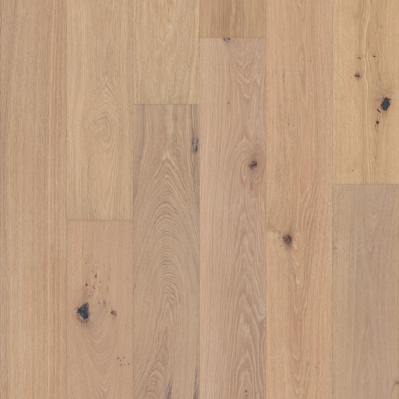 Shaw Castlewood Oak SW485-01111 Nobility 7.48" x Random Lengths up to 74.8" Engineered Wire Brushed White Oak Hardwood Flooring (31.09 SF/Box)