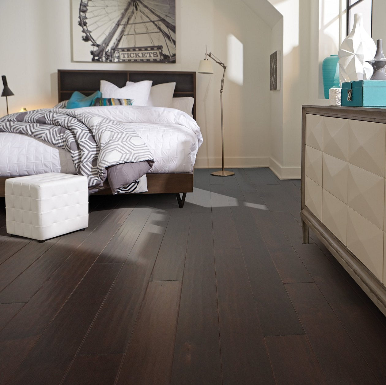 Shaw Coral Springs SW591-00698 Conway 5" x Random Lengths up to 58.5" Engineered Scraped Maple Hardwood Flooring (23.66 SF/Box)