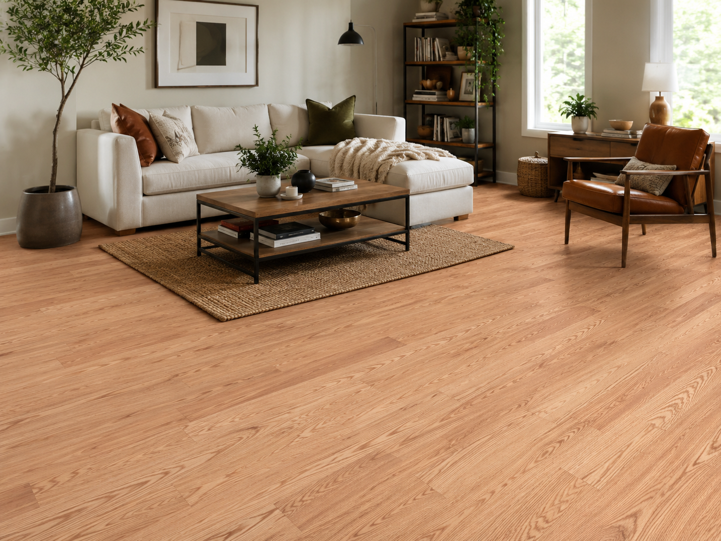 Shaw Natural Classics SW783-01149 Red Oak 3" x 13.8" - 47.24" Random Lengths Engineered Hardwood (24.86 SF/Box)