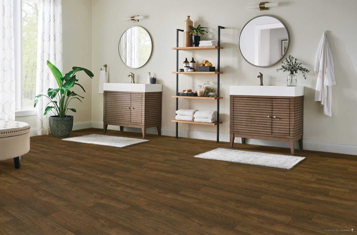 Armstrong FlexStep Value Plus ARMG2487401 Cocoa Brown Vinyl Sheet (12'