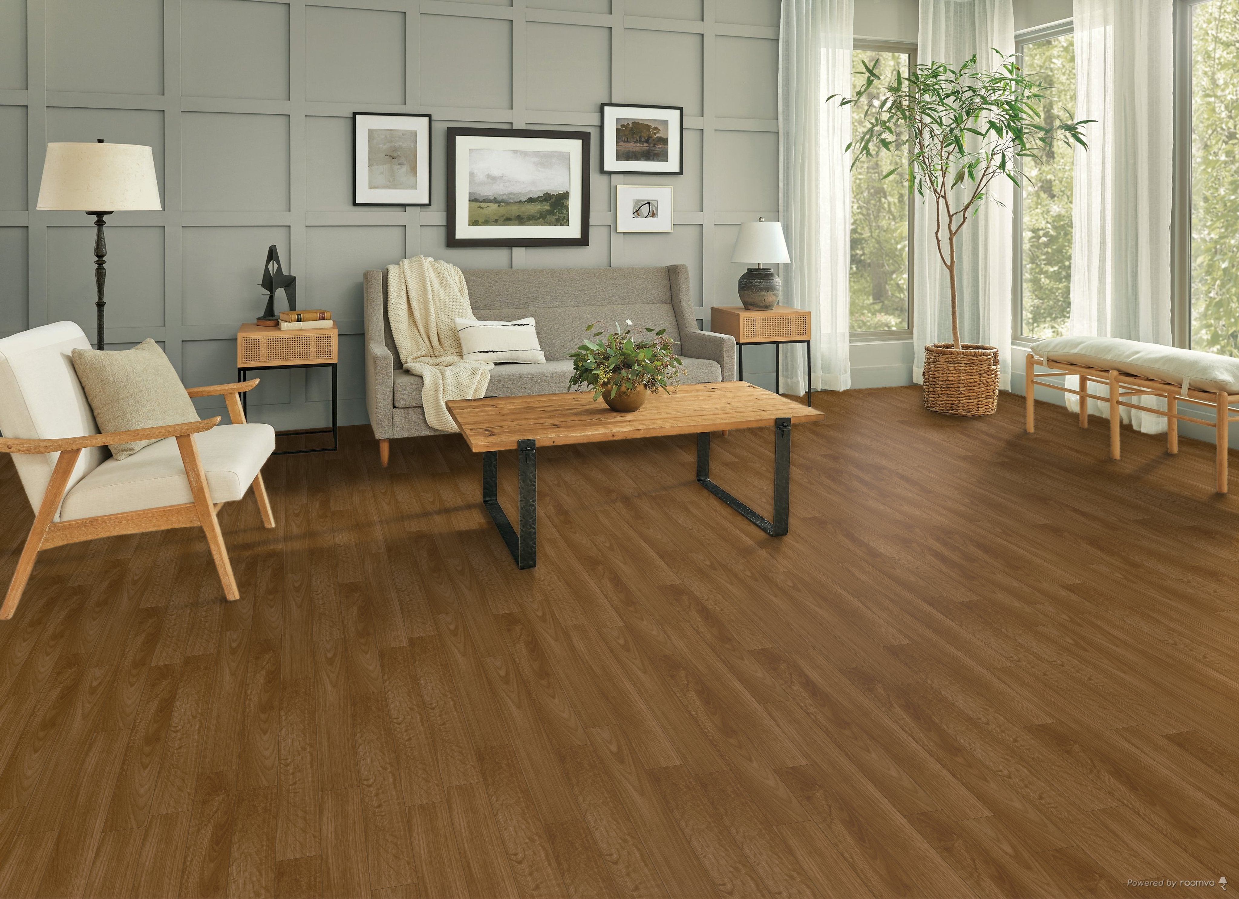 Armstrong FlexStep Value Plus ARMG2481401 Gunstock Vinyl Sheet (12' Wi