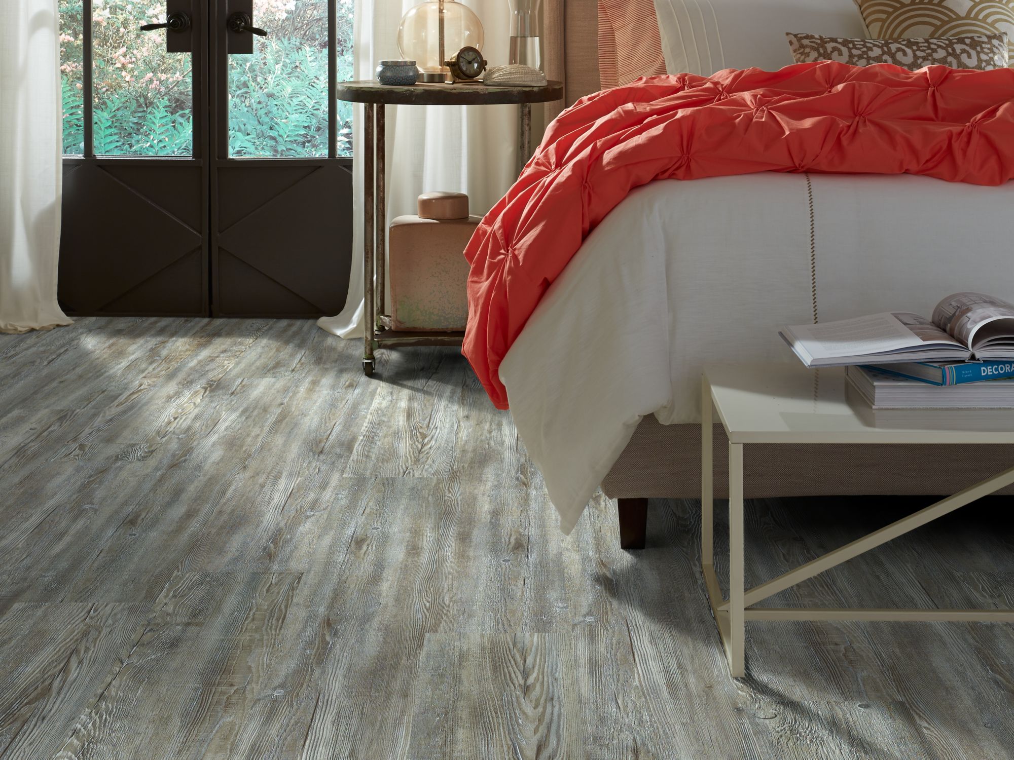 Shaw Prime Plank Weathered Barnboard 0616V-00400 7" x 48" Vinyl Plank (51.33 SF/Box)