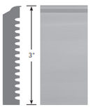 Roppe Contours Vertical PV3065 170 White 3