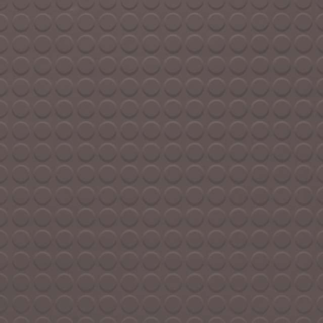 Tarkett Raised Round Rubber Tile 132 Espresso RT132RD 24" x 24" by 1/8" (32 SF/Box)