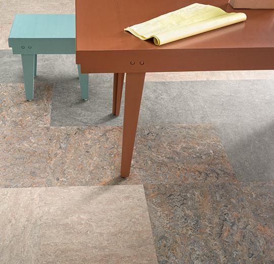 Forbo Marmoleum Modular Tile T3146-156514 Serene Grey 9.8" x 19.69" Linoleum Tile Flooring (53.82 SF/Box)