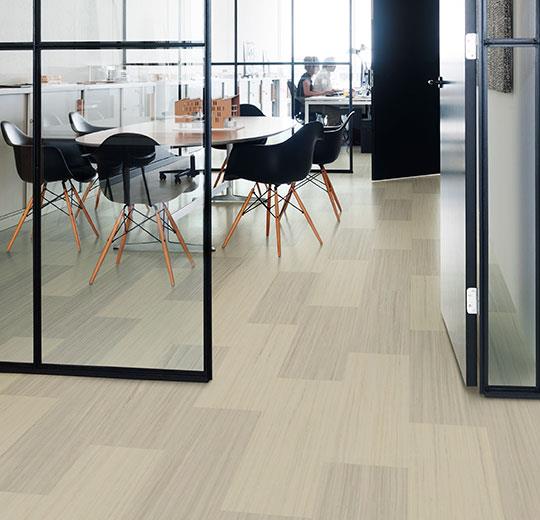 Forbo Marmoleum Modular Tile T3575-168290 White Cliffs 39.37" x 9.84" Linoleum Tile Flooring (32.29 SF/Box)